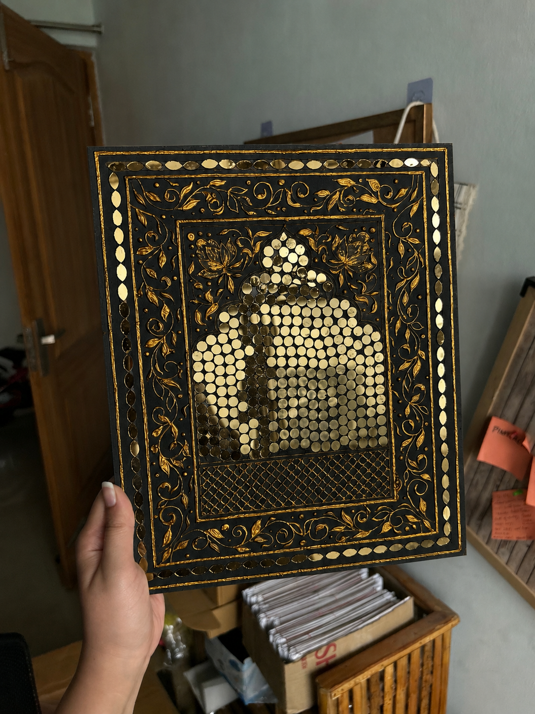 DIY Black Jharokha Art Kit