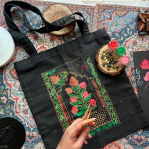 DIY Tote Bag Painting Art Kit (Mixed Media - Masterclass in a BOX)